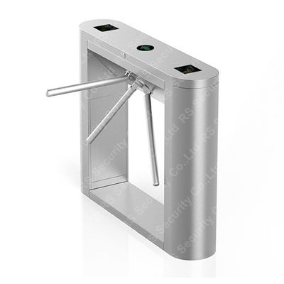 Zoo Park Tripod Barrier Gate 304 Stainless Steel Rotating With LED Light Plate
